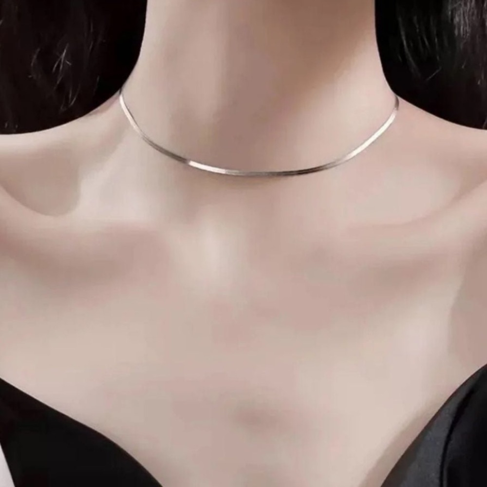 COPY - Sterling Silver Retro Rope Snake Choker Necklace 

Brand New